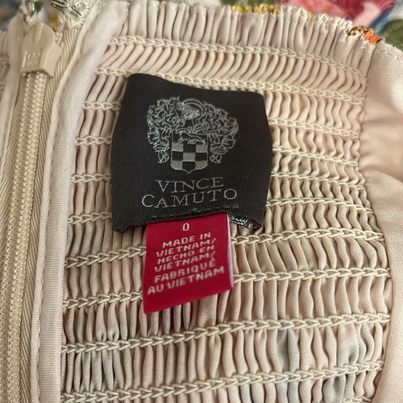 Vince Camuto Floral Off the Shoulder Stretch Cotton Dress NEW - Picture 9 of 10